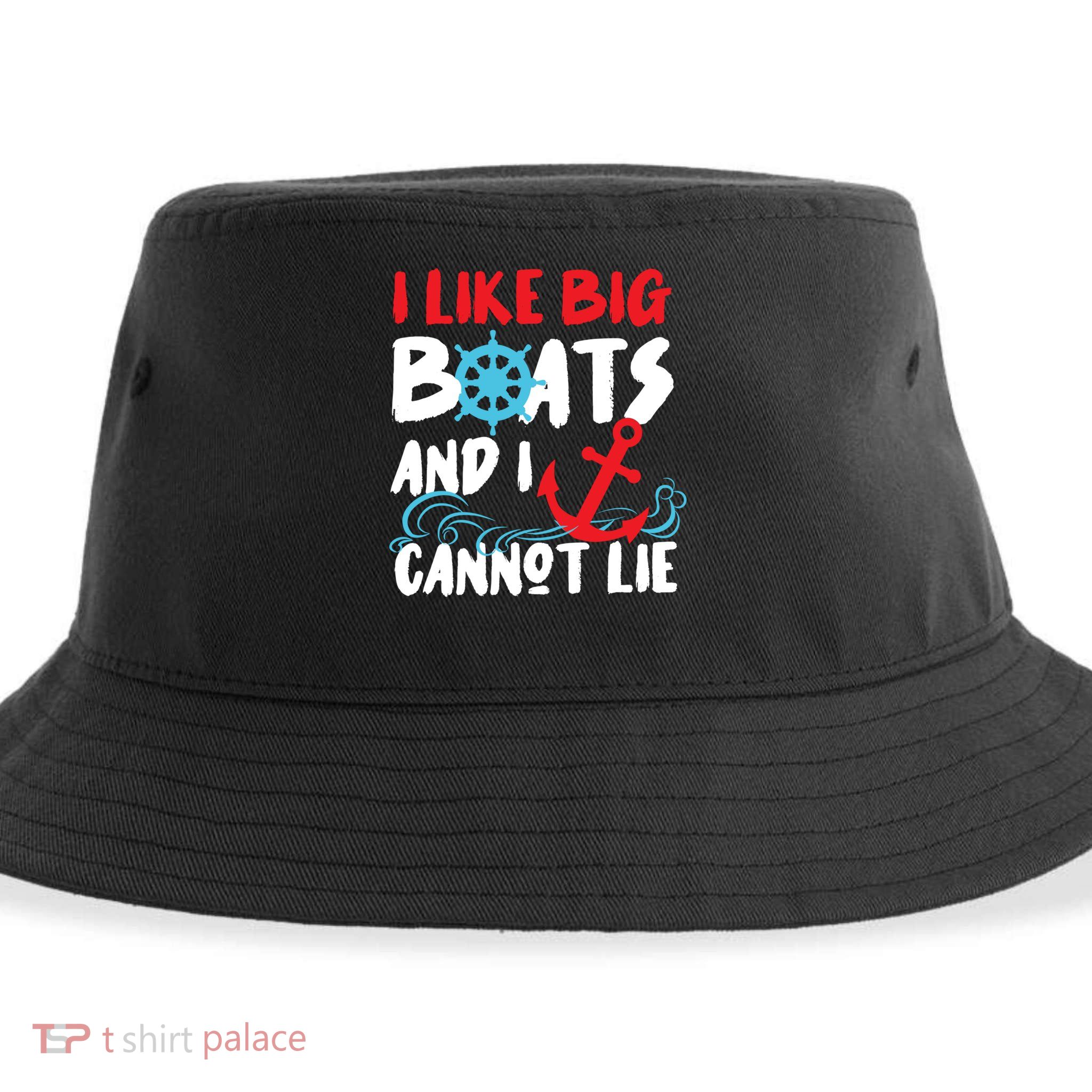 I Like Big Boats And I Cant Lie Sustainable Bucket Hat