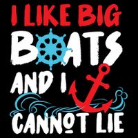 I Like Big Boats And I Cant Lie 16 in Basic Backpack