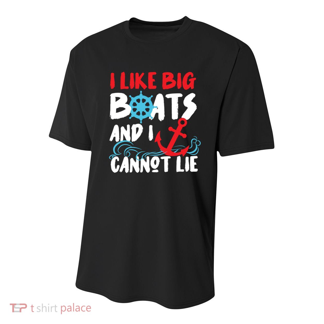 I Like Big Boats And I Cant Lie Youth Performance Sprint T-Shirt