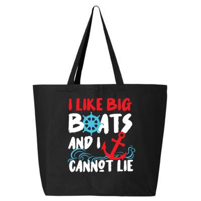 I Like Big Boats And I Cant Lie 25L Jumbo Tote