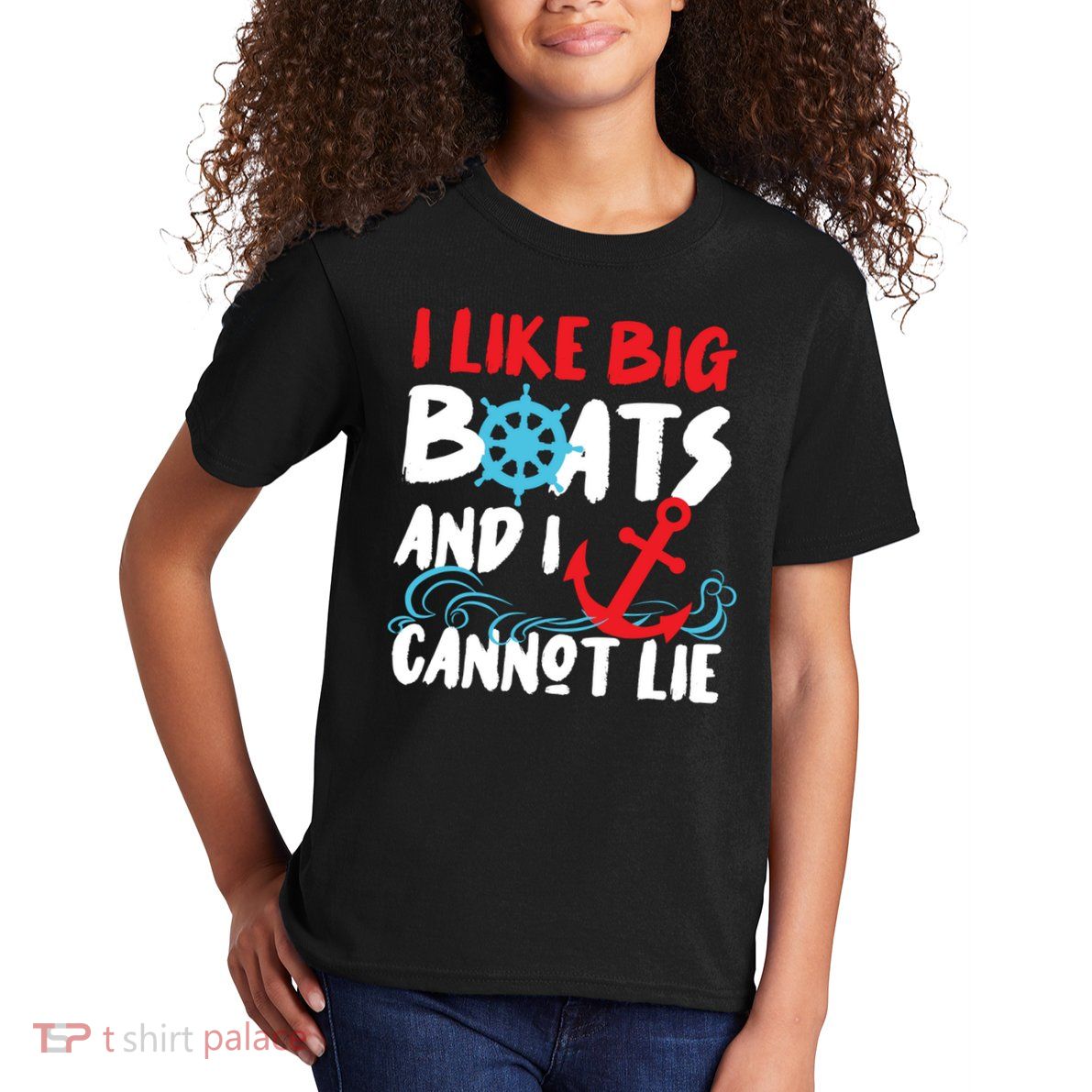 I Like Big Boats And I Cant Lie Kids T-Shirt