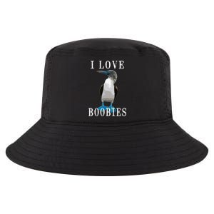 I Love Boobies Blue Footed Boobie Bird Cool Comfort Performance Bucket Hat