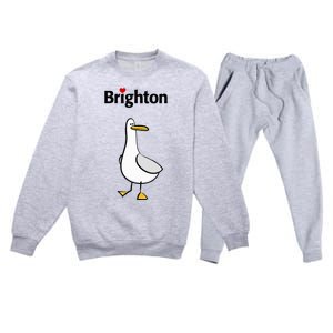 I Love Brighton Premium Crewneck Sweatsuit Set