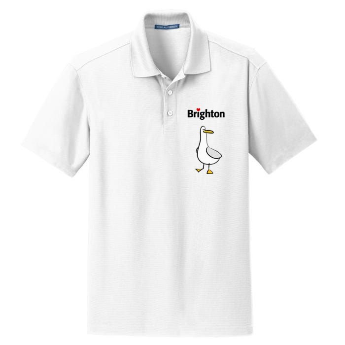 I Love Brighton Dry Zone Grid Polo