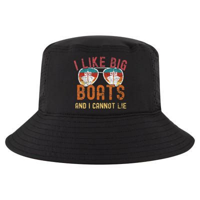 I Like Big Boats And I Cannot Lie Yacht Boating Funny Cruise Cool Comfort Performance Bucket Hat