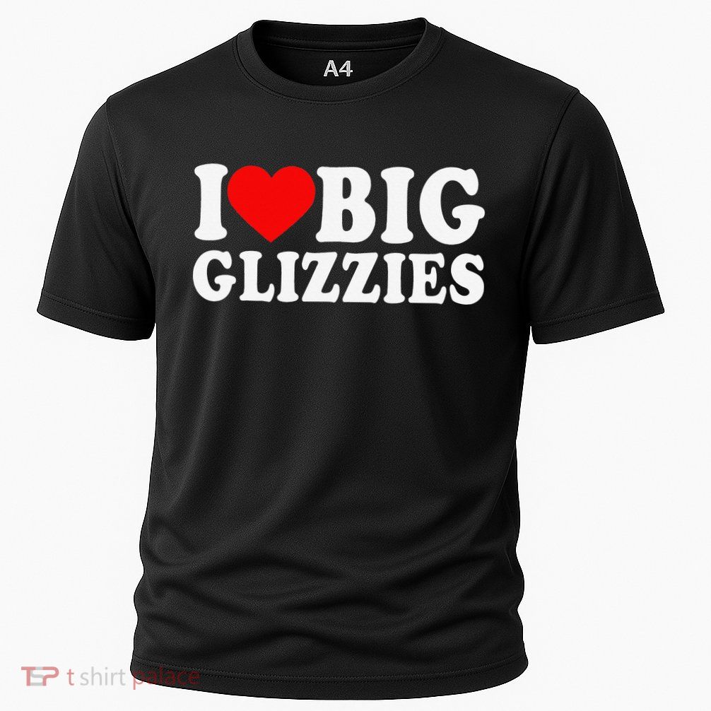 I Love Big Glizzies I Heart Hot Dog Lover Glizzy Gobbler Performance Shirt