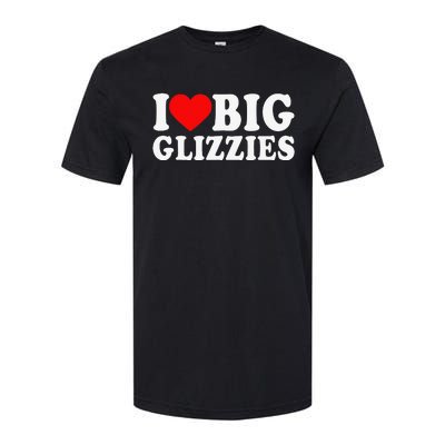 I Love Big Glizzies I Heart Hot Dog Lover Glizzy Gobbler Softstyle CVC T-Shirt