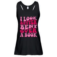 I Look Better Bent Over A Book Ladies Essential Flowy Tank