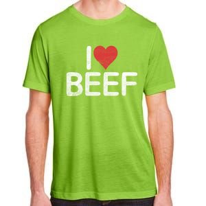 I Love Beef Gift Adult ChromaSoft Performance T-Shirt