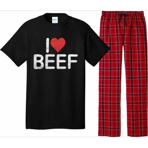 I Love Beef Gift Pajama Set