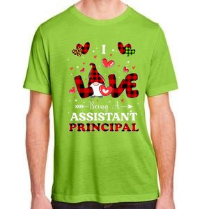 I Love Being A Assistant Principal Gnome Valentine's Day Cute Gift Adult ChromaSoft Performance T-Shirt