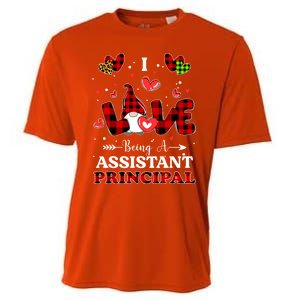 I Love Being A Assistant Principal Gnome Valentine's Day Cute Gift Cooling Performance Crew T-Shirt