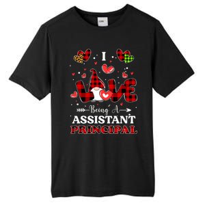 I Love Being A Assistant Principal Gnome Valentine's Day Cute Gift Tall Fusion ChromaSoft Performance T-Shirt