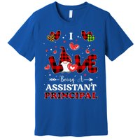 I Love Being A Assistant Principal Gnome Valentine's Day Cute Gift Premium T-Shirt