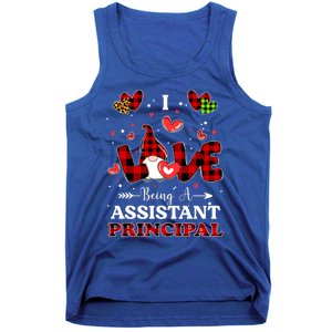 I Love Being A Assistant Principal Gnome Valentine's Day Cute Gift Tank Top