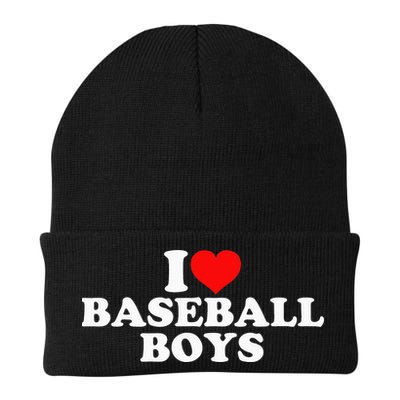 I Love Baseball funny quote player sports Beanie