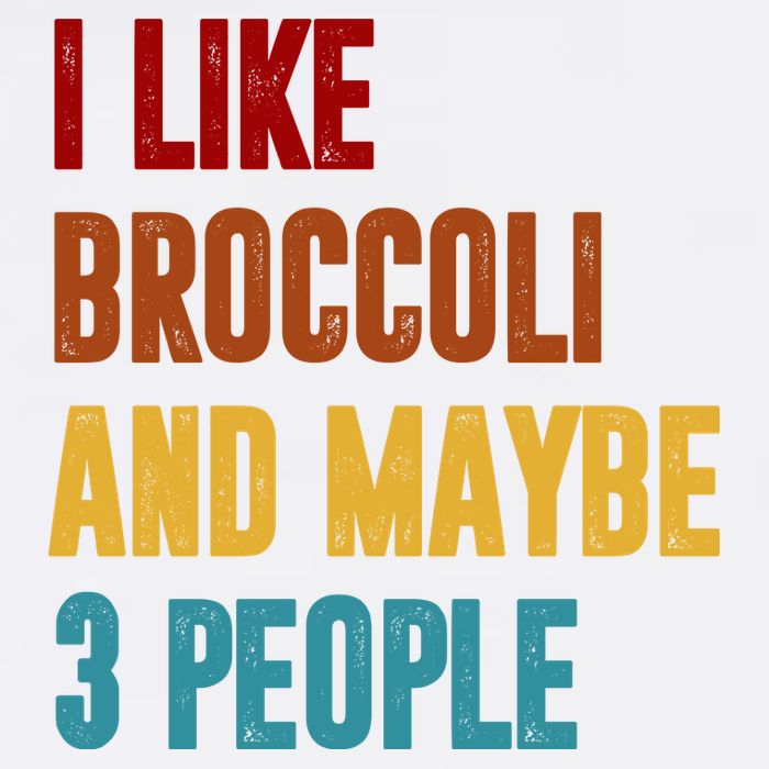 I Like Broccoli And Maybe 3 People Funny Wool Snapback Cap
