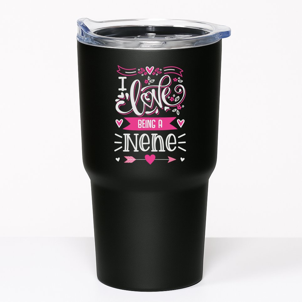 I Love Being A Nene Floral Nene Grandparents Day Gift Tumbler