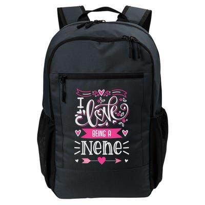 I Love Being A Nene Floral Nene Grandparents Day Gift Backpack