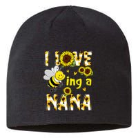 I Love Being A Nana Sunflower Bee Sustainable Beanie