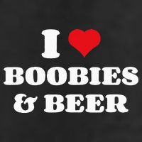 I Love Boobies And Beer Funny Humorous Beanie