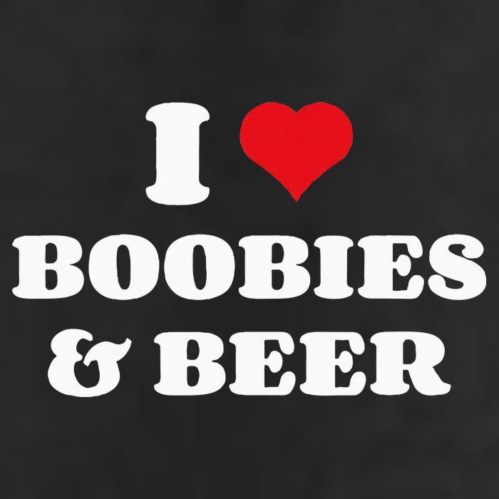 I Love Boobies And Beer Funny Humorous Beanie