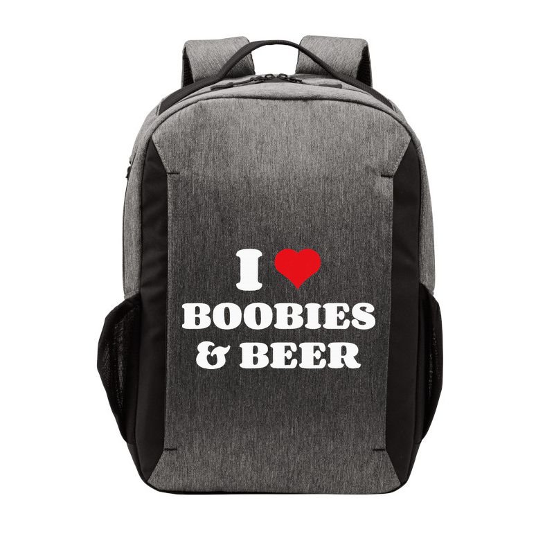I Love Boobies And Beer Funny Humorous Vector Backpack
