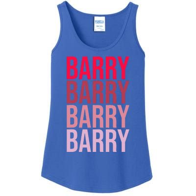 I Love Barry First Name Barry Ladies Essential Tank