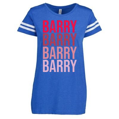 I Love Barry First Name Barry Enza Ladies Jersey Football T-Shirt