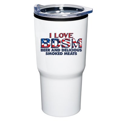 I Love BDSM Beers And Delicious Smoked Meats 4th Of July Tumbler