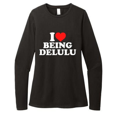 I Love Being Delulu Womens CVC Long Sleeve Shirt