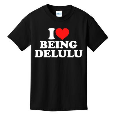 I Love Being Delulu Kids T-Shirt