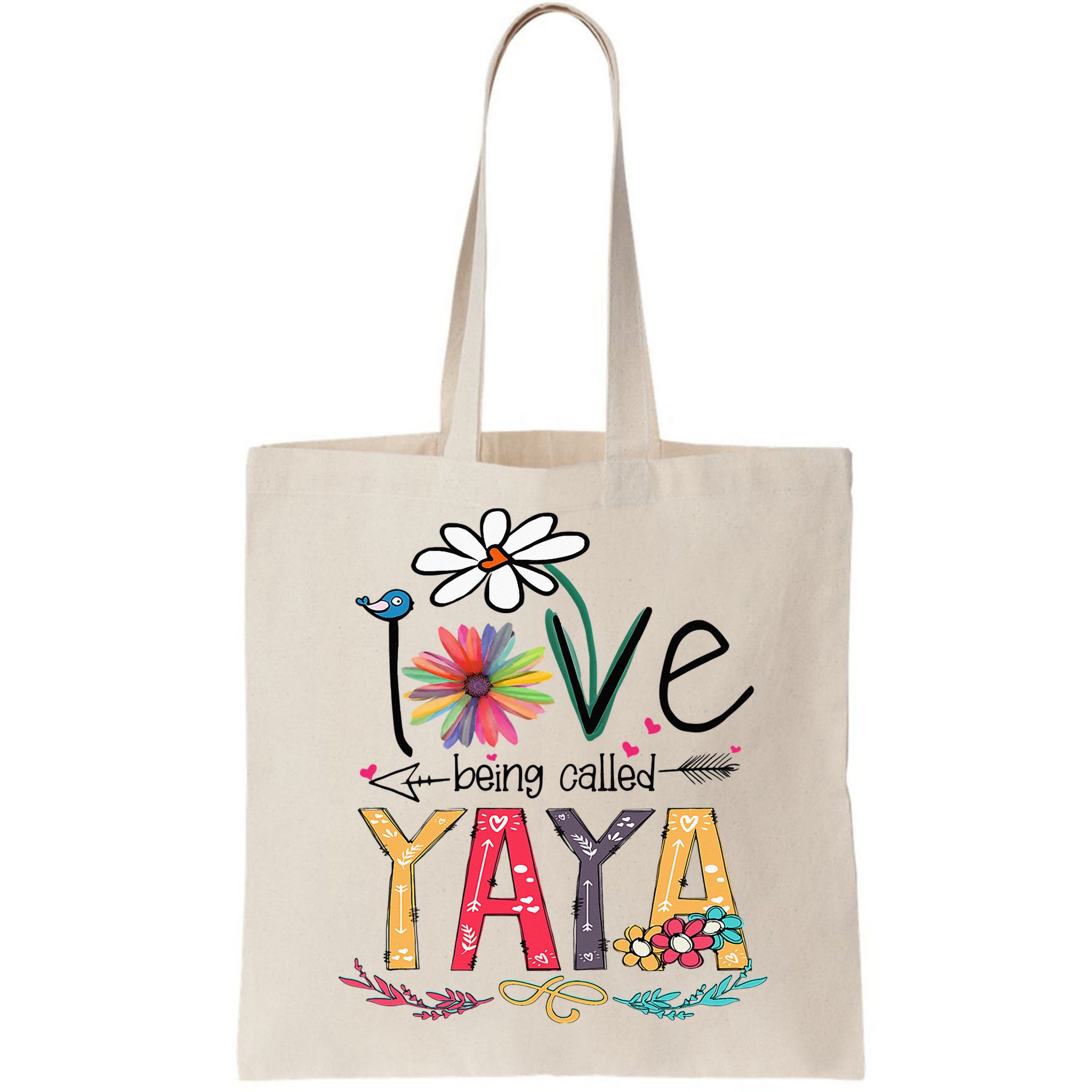 I Love Being Called Yaya Sunflower Mother's Day Bag