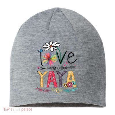 I Love Being Called Yaya Sunflower Mother's Day Sustainable Beanie