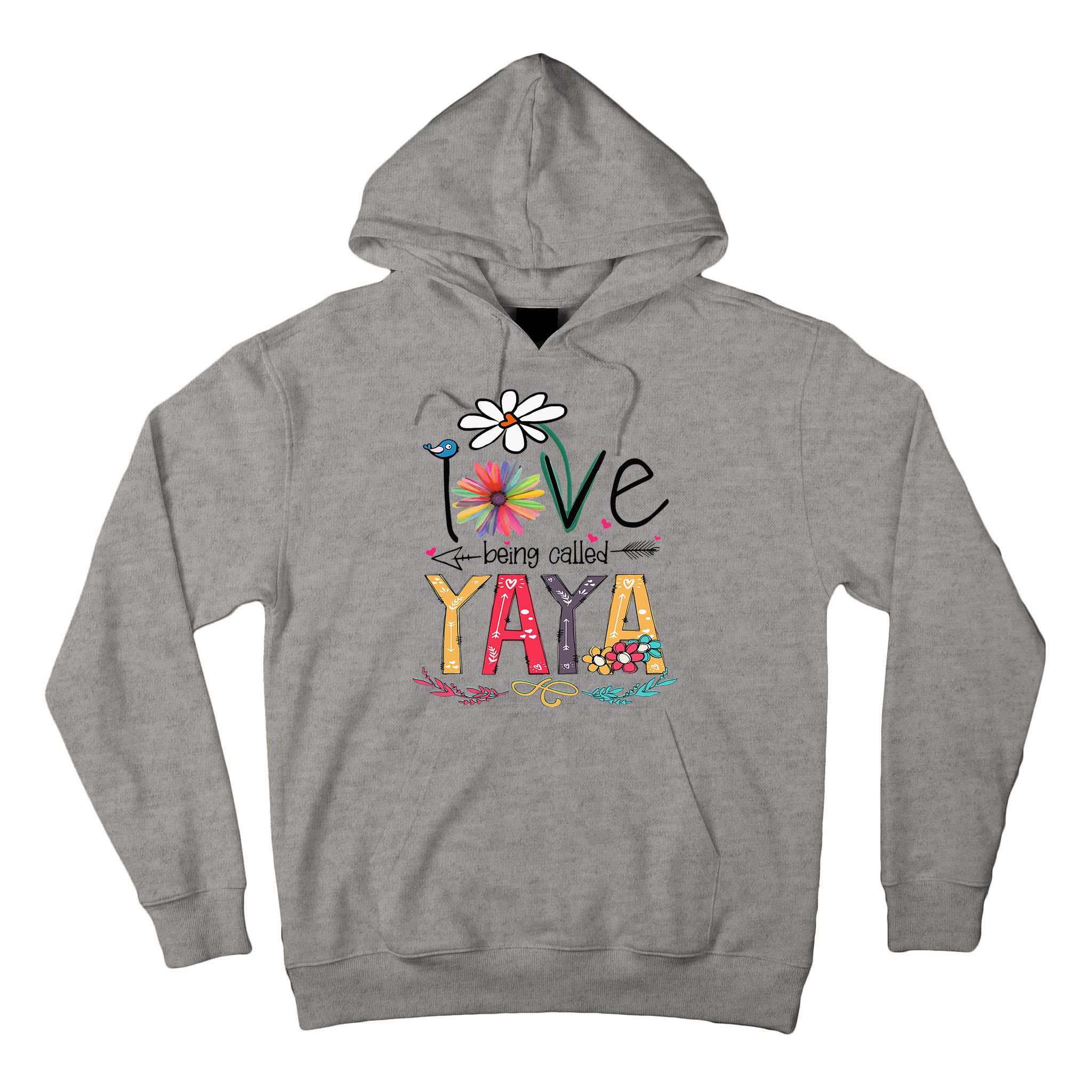 I Love Being Called Yaya Sunflower Mother's Day Tall Hoodie