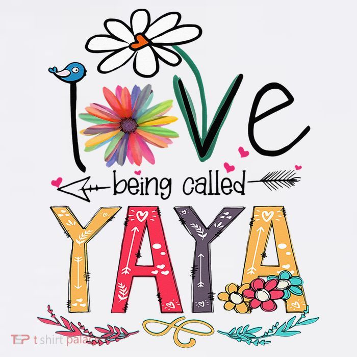 I Love Being Called Yaya Sunflower Mother's Day Premium T-Shirt