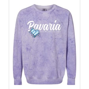 I Love Bavarian Souvenirs Makes My Heart Skip A Beat Bavaria Colorblast Crewneck Sweatshirt