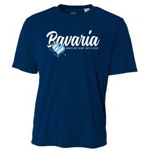 I Love Bavarian Souvenirs Makes My Heart Skip A Beat Bavaria Cooling Performance Crew T-Shirt