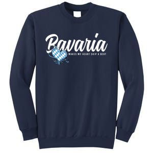 I Love Bavarian Souvenirs Makes My Heart Skip A Beat Bavaria Sweatshirt