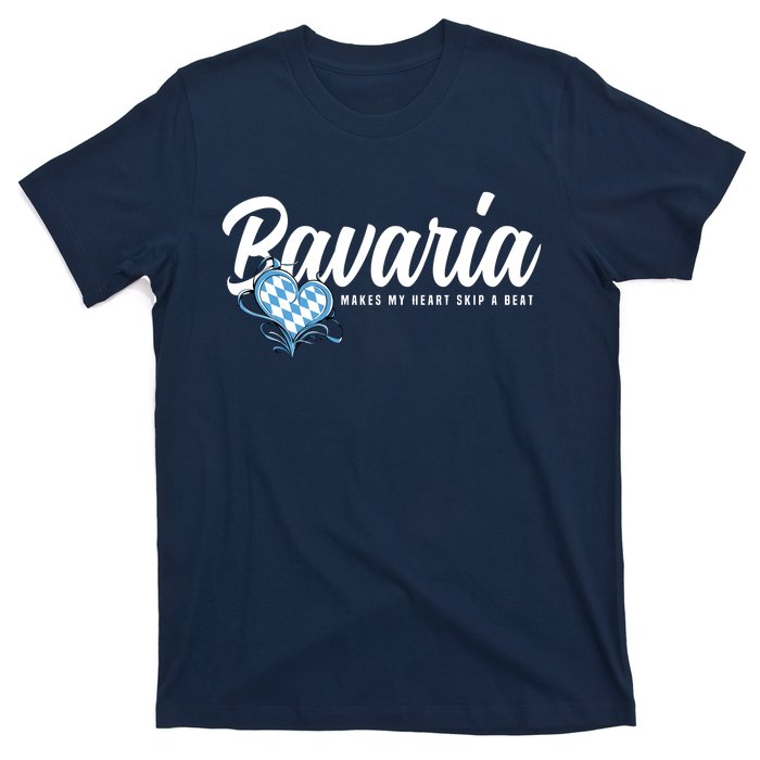 I Love Bavarian Souvenirs Makes My Heart Skip A Beat Bavaria T-Shirt