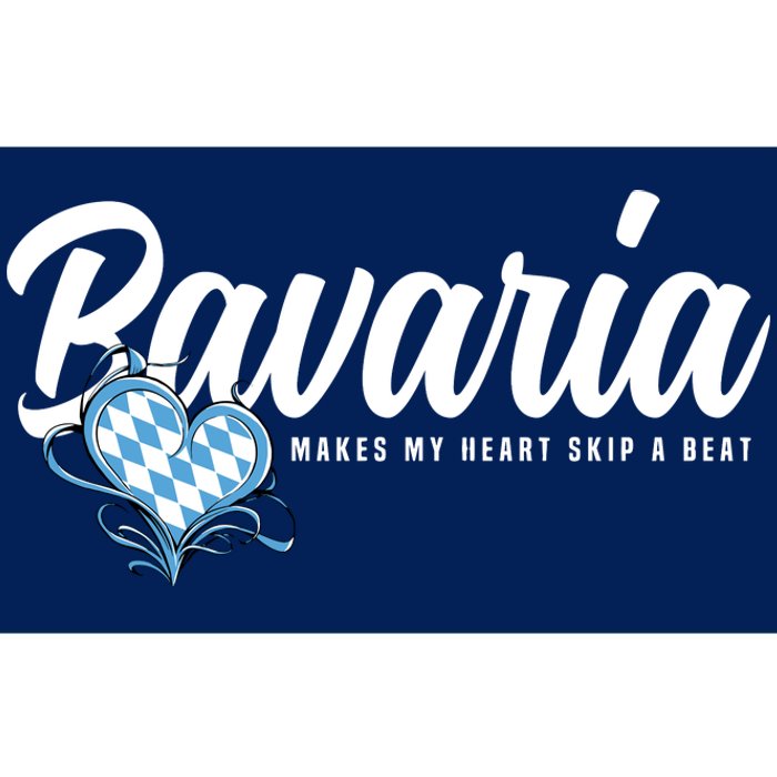 I Love Bavarian Souvenirs Makes My Heart Skip A Beat Bavaria Bumper Sticker