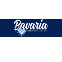 I Love Bavarian Souvenirs Makes My Heart Skip A Beat Bavaria Bumper Sticker