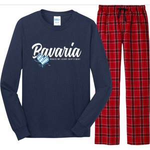 I Love Bavarian Souvenirs Makes My Heart Skip A Beat Bavaria Long Sleeve Pajama Set