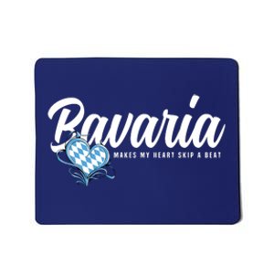 I Love Bavarian Souvenirs Makes My Heart Skip A Beat Bavaria Mousepad