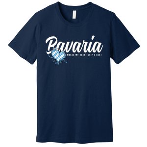 I Love Bavarian Souvenirs Makes My Heart Skip A Beat Bavaria Premium T-Shirt