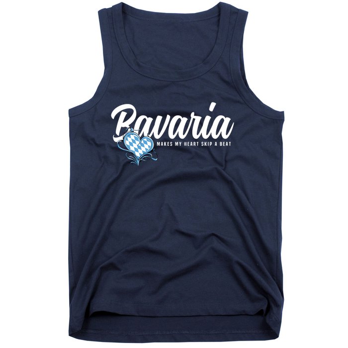 I Love Bavarian Souvenirs Makes My Heart Skip A Beat Bavaria Tank Top