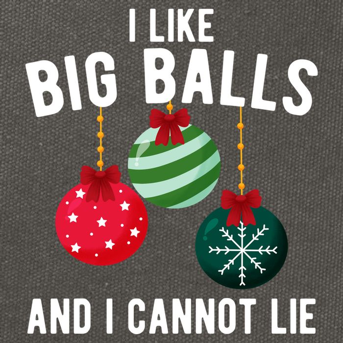 I Like Big Balls And I Cannot Lie Funny Christmas Cotton Canvas Backpack