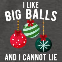 I Like Big Balls And I Cannot Lie Funny Christmas Vector Backpack