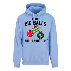 I Like Big Balls And I Cannot Lie Funny Christmas Unisex Surf Hoodie