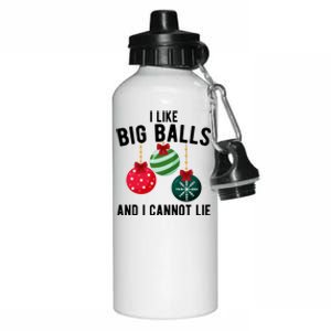 I Like Big Balls And I Cannot Lie Funny Christmas Aluminum Water Bottle